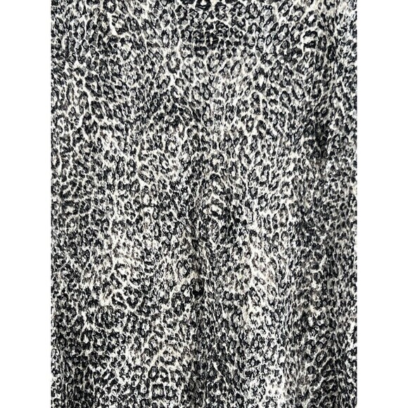 Chico’s Caftan Swim Cover Up Netted High Low Dress Size 3 US XL Animal Print - Picture 7 of 8